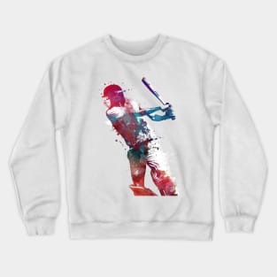 Baseball player #baseball #sport Crewneck Sweatshirt